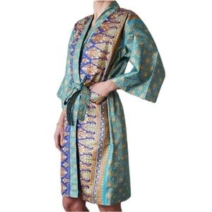 Verve Culture Jasmine Thai Women’s‎ Belted Lounge Robe Size M/L